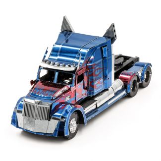 Transformers Optimus Prime Wester Star 5700 Truck Iconx Premium Series 3D Laser Cut Metal Earth Puzzle by Fascinations