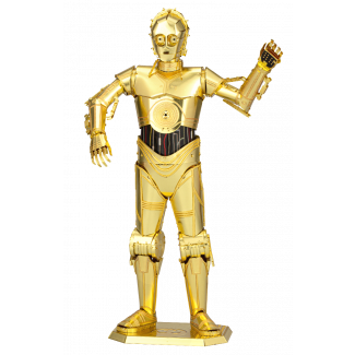 C-3PO Star Wars Iconx Premium Series 3D Laser Cut Metal Earth Puzzle by Fascinations