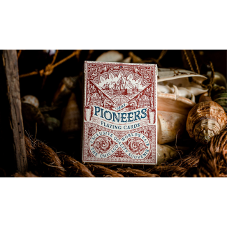 Pioneers (Red) Playing Cards by Ellusionist