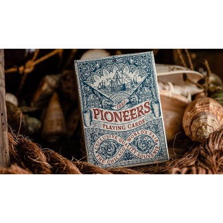 Pioneers (Blue) Playing Cards by Ellusionist