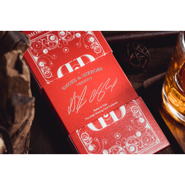 Smoke & Mirrors v8 Red Edition Special Edition Playing Cards by Dan and Dave