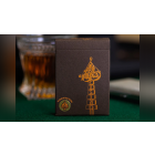 Ace Fulton's 10 Year Anniversary Tobacco Brown Playing Cards by Dan and Dave
