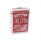 Red Tally Ho Circle Back Playing Cards by USPCC