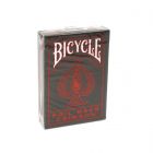 Bicycle Rider Back Crimson Metal Luxe (Red) Version 2 by US Playing Card Co 