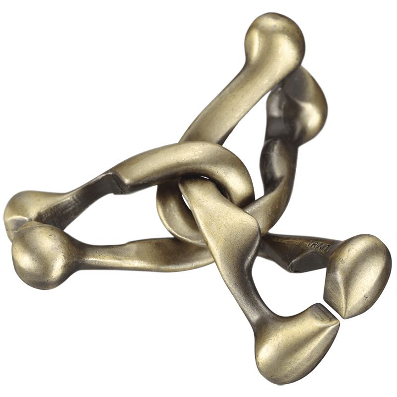 Hanayama Cast Puzzle Huzzle Cunning chain difficulty level 6