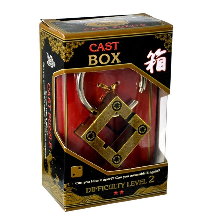 Cast Box Huzzle Hanayama Puzzle Difficulty Easy Level 2 
